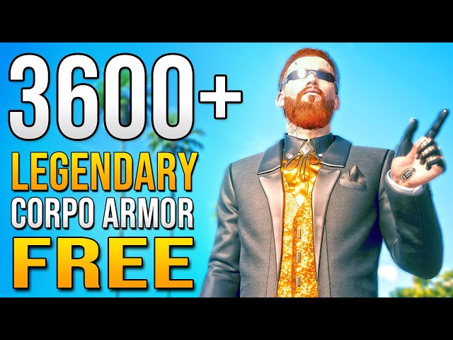 BEST ARMOR - Free Legendary Clothes Location in Cyberpunk 2077 EARLY Build Guide Gameplay!