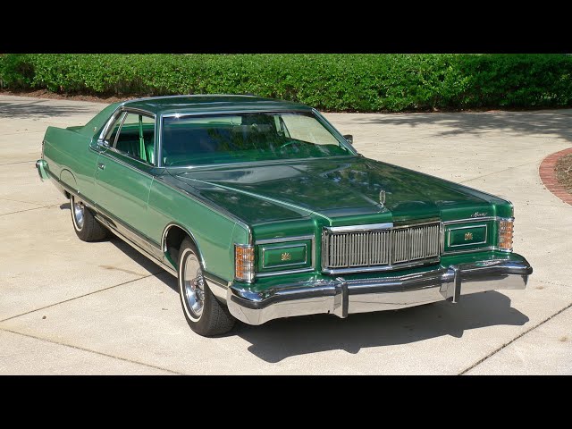 The Big Green Land Yacht | Reptile Skin Trim Package | 1970's Luxury Cars