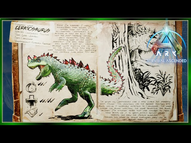 Ceratosaurus - Ark Basics - EVERYTHING YOU NEED TO KNOW!