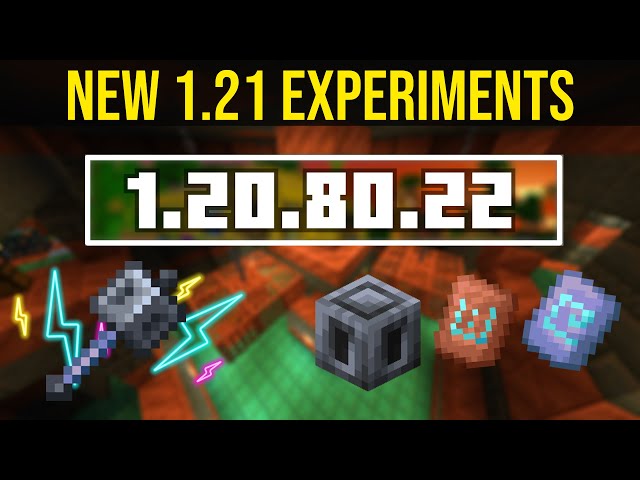MCPE 1.20.80.22 Beta & Preview - NEW Mace weapon + New Armor trims, Sherds & Banners