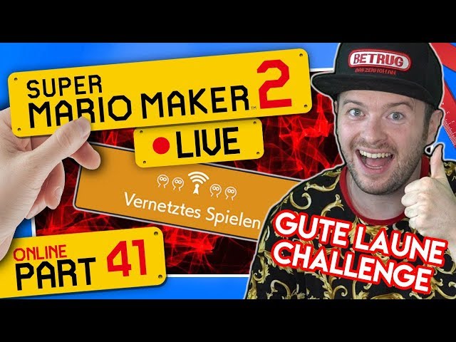🔴 SUPER MARIO MAKER 2 ONLINE 👷 #41: Vernetztes Spielen mit Gute Laune Challenge