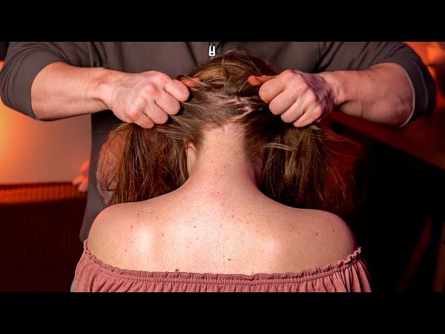 Extreme ASMR Massage - Scalp & Nape Scratching Tingles (No Talking)