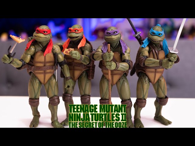 NECA TMNT 2: The Secret of the Ooze Box Set Unboxing & Review!