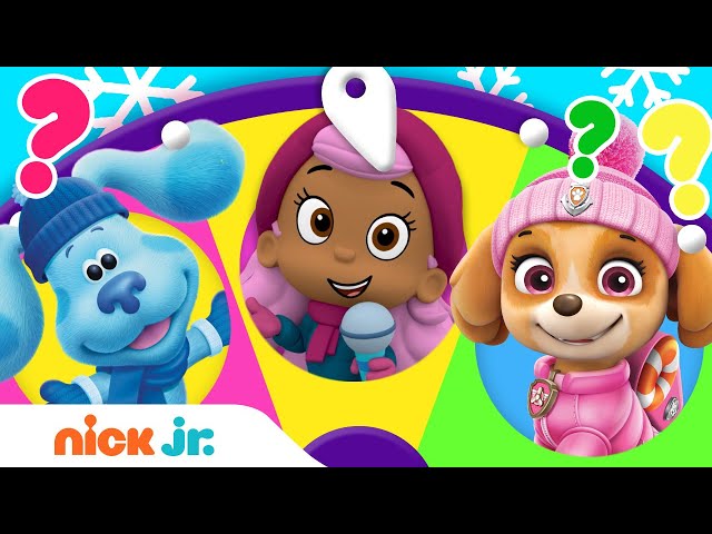 Spin the Wheel of Friends 🎅❄️ w/ PAW Patrol, Blue's Clues & Bubble Guppies! Ep. 33 | Nick Jr.