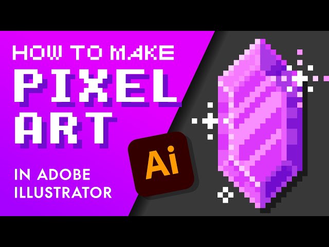 Tutorial: How to Make PIXEL ART in Adobe Illustrator with Live Paint Tool