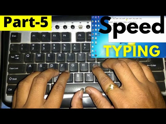 Speed Typing Tutorial in Telugu #05| Increase Typing Speed | Learn Computer Telugu Channel