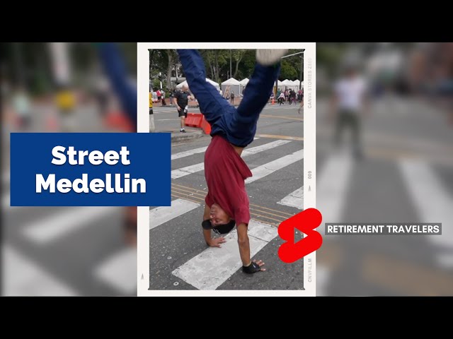 BEST STREET PERFORMERS in Medellin, Colombia | Retirement Travelers #SHORTS