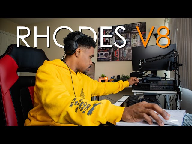 cooking up beats with Rhodes V8