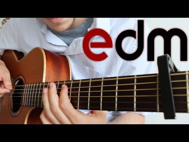 Electronic Dance Music on Guitar (6 Songs) | FINGERSTYLE