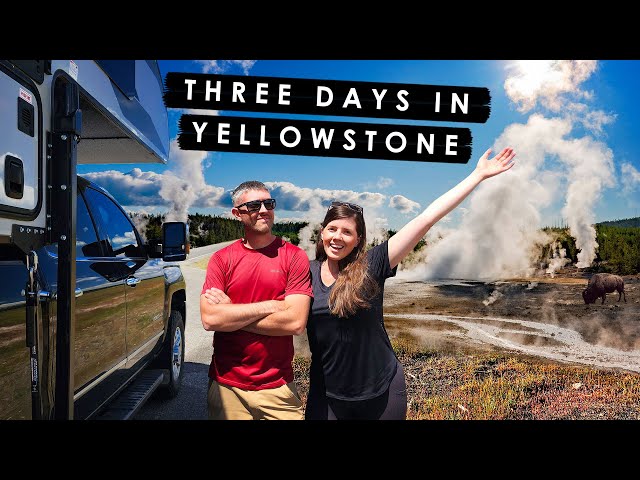 Roaming Through YELLOWSTONE | Epic Truck Camper Adventure in 3 Days!