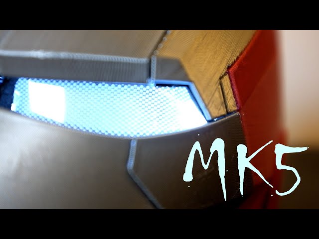 Iron Man MK5 helmet in action!