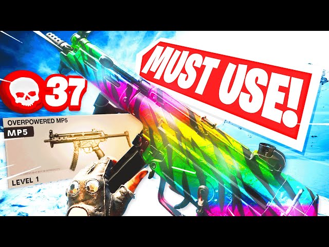 37 KILLS! This MP5 Class Is BETTER THAN THE FFAR! (Cold War Warzone)