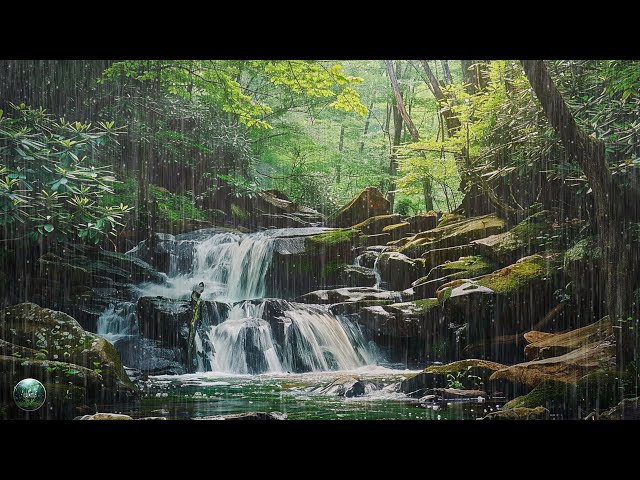 Relaxing Zen Music with Piano • Peaceful Rain Sound for Sleep Instantly Within 3 Minutes