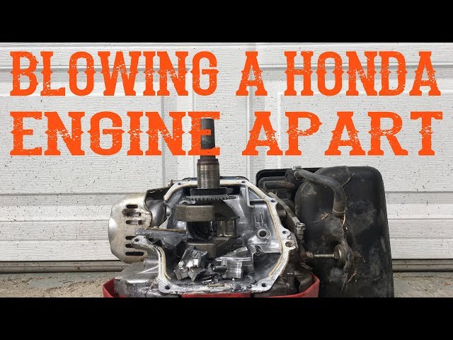 How To Destroy A Honda Engine By Setting The Governor Wrong