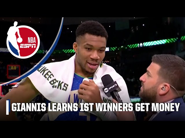 🤣 Giannis didn't know he won $100k for advancing in tourney: 'The rich get richer' | NBA on ESPN