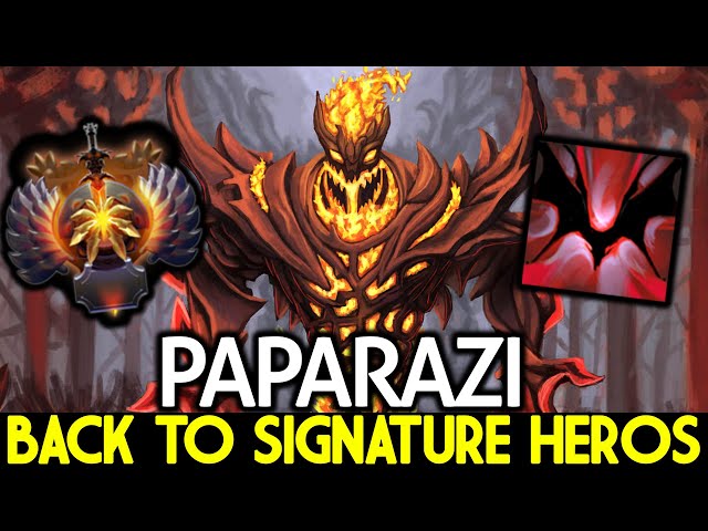 PAPARAZI [Shadow Fiend] Back to Signature Heros VS Top 1 MMR Dota 2