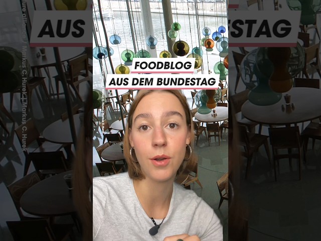 Im Bundestag nur feinstes Essen? 😬 #shorts
