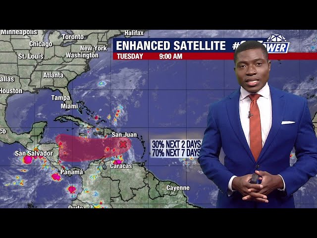 Tropical depression may form in Caribbean