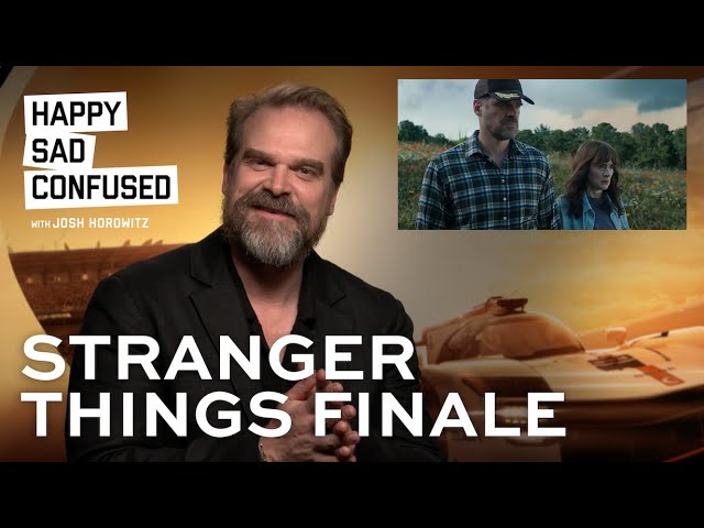 David Harbour knows the end of STRANGER THINGS