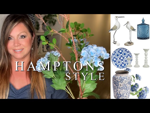 Hamptons Style | Decorate With Me | Summer Decor | Coastal (((VIBES)))