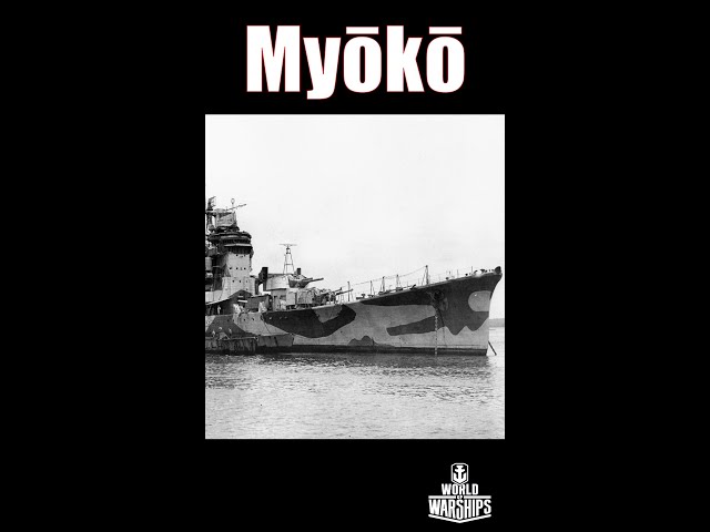 IJN Heavy Cruiser Myōkō ww2 naval history #shorts #worldofwarships #warships #navalhistory #ww2