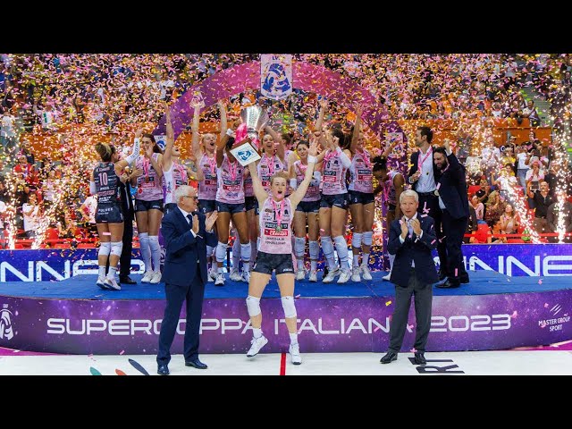Medal Ceremony Conegliano Supercoppa 2023 | 28^ Supercoppa Italiana | Lega Volley Femminile