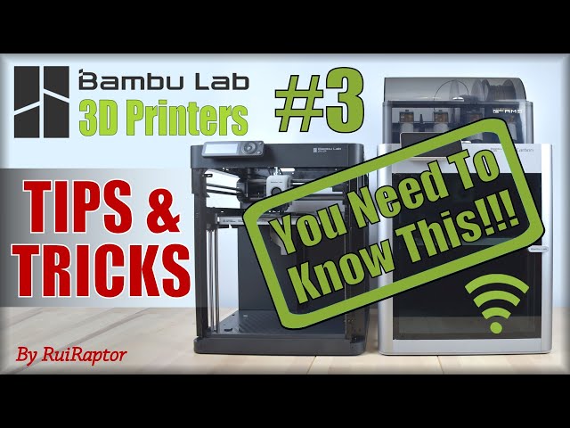 Bambu Lab 3D Printers - TIPS & TRICKS #Episode3 - Troubleshoot Network Connection Issues