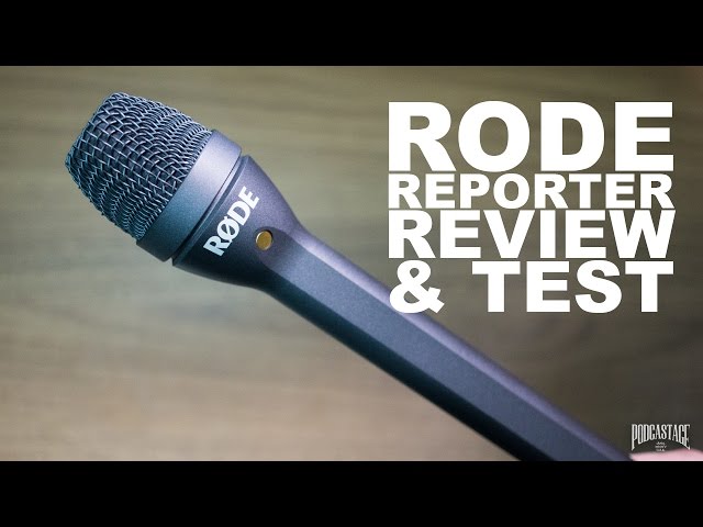 Rode Reporter Omnidirectional Dynamic Mic Review / Test