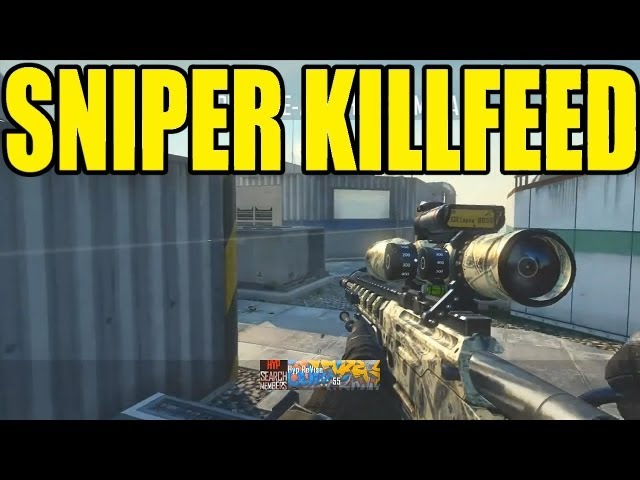 SNIPER KILLFEED | Call of duty Black ops 2