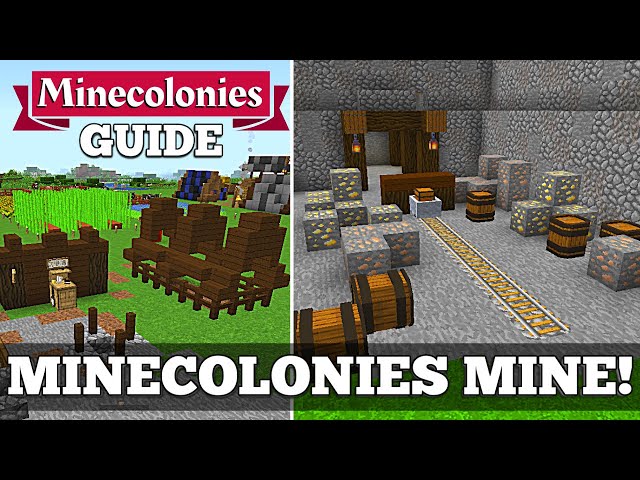 Minecolonies - How To Make An Automatic Mine! #9