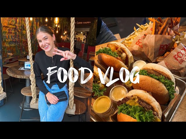 FOOD VLOG (Cheat Day): Cafe Buur FAIL, Brunch, Food Brother, Eis, Familie besuchen💕