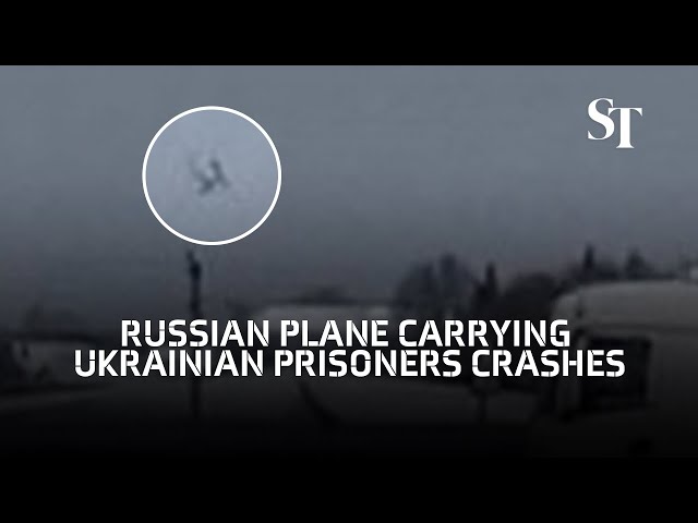 Russian plane crash kills all on board including Ukrainian prisoners of war