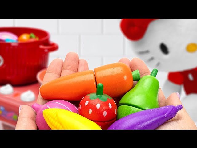 Learn Fruits and Vegetable Names - Kitchen Fun and Education for Kids 🥦🎉