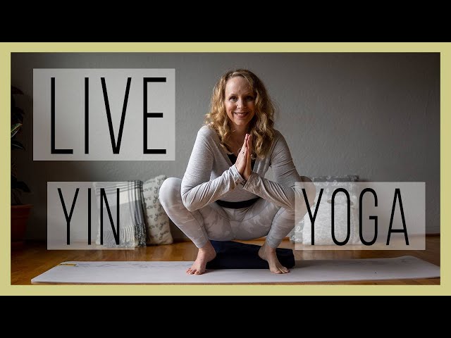 60 min Live 🤫 Minimal Cues 🤫 Yin Yoga Release the Day 🧘Sequence | YwM 562