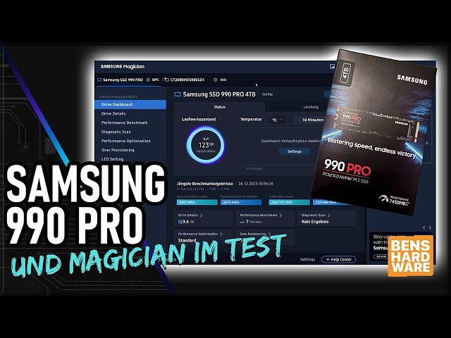 EINE der BESTEN SSDs! SAMSUNG 990 PRO 4 TB und MAGICIAN im TEST!