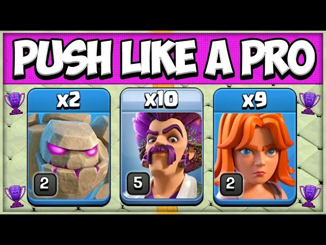 TH 8 Trophy Push Attack Strategy | Best TH 8 Army to go to Champion League in Clash of Clans