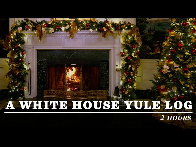 A White House Yule Log: The Diplomatic Reception Room