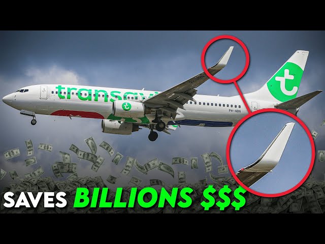 How WINGLETS Save Airlines BILLIONS of Dollars
