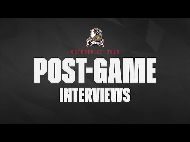 10 -27 -23 | Post-Game Interviews | Cleveland Monsters