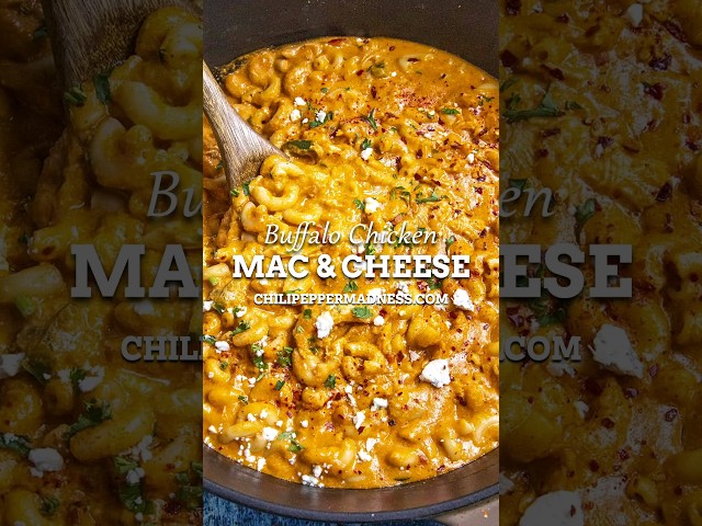 SPICY & TANGY Buffalo Chicken Mac & Cheese
