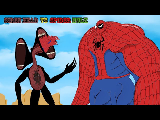SPIDER HULK vs HULK Siren Head: All Superheroes Transformations #3| Godzilla & Siren Head Short Film