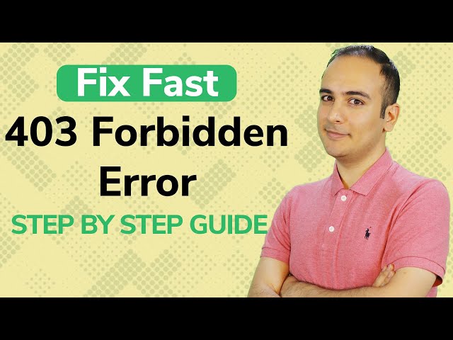 How to Fix The 403 Forbidden Error in WordPress - 2021 Tutorial | Easy FIx