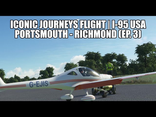 MSFS Iconic Route Flight - I-95 USA | Multi-let VFR Flight - Series 1 (Ep.3)