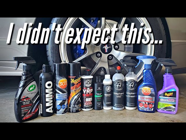 Who Makes The Longest Lasting Tire Shine? Meguair's, Turtle Wax, 303, Chemical Guys, Ammo, and More!
