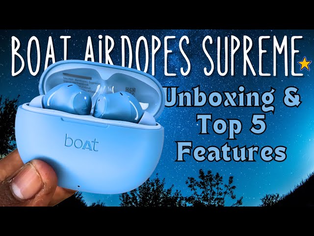 Boat Airdopes Supreme Unboxing & Top 5+ Features தமிழில் 🔥 Spatial Audio Airdopes under 1500 🎶