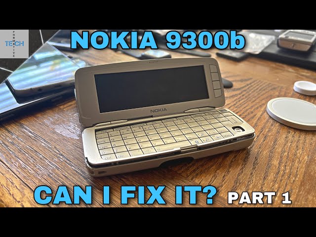 Trying To Fix An Old Nokia 9300b | One Display Won't Work | 17 Year Old Phone