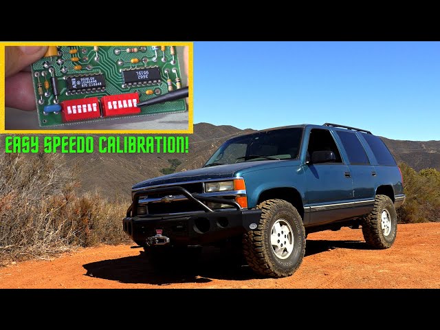 1995 Chevy Truck and Tahoe Speedometer Calibration for Perfect Accuracy