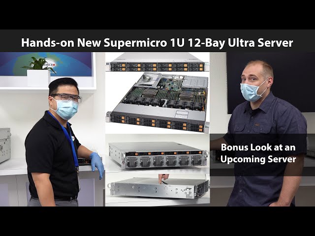 Hands on 1U 12x NVMe SSD Supermicro Ultra Platform