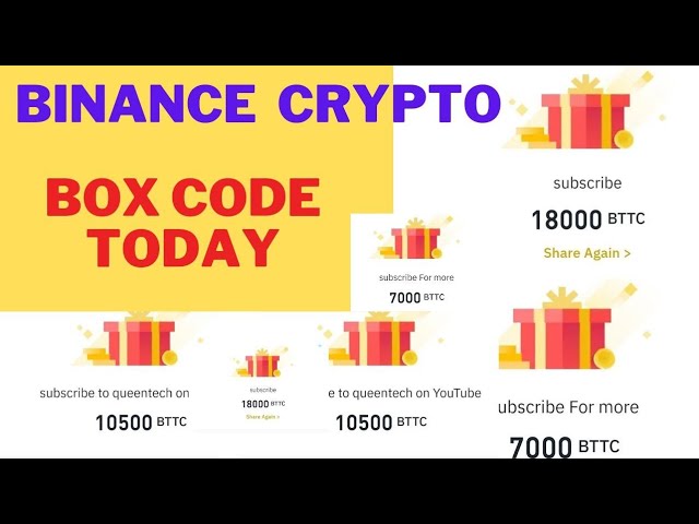 Today's binance crypto box code today, red packet binance code today 🥰