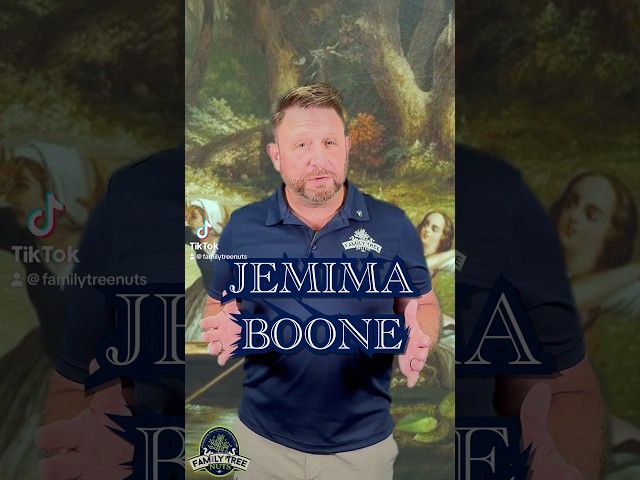Jemima Boone, the most well known daughter of Daniel Boone #history